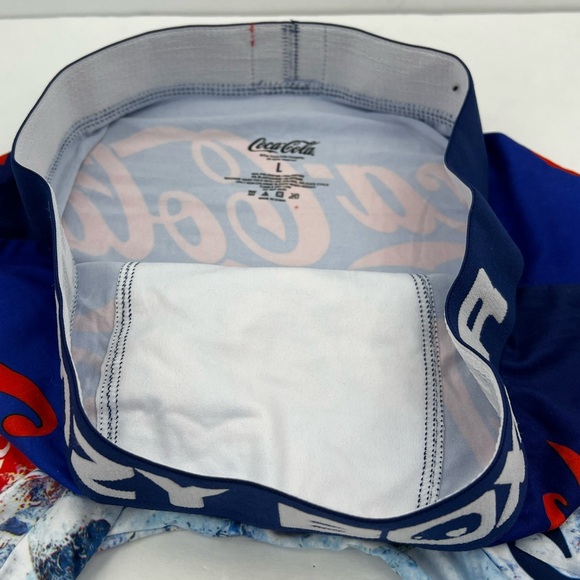 CRAZY BOXER BRIEFS COCA COLA DESIGN, 92%  POLYESTER 8% “ELASTHANNE,” LARGE SIZE - Picture 8 of 11